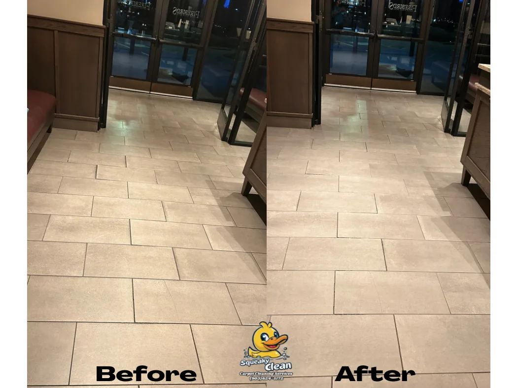 Restaurant entry tile — traffic haze lifted · Keller