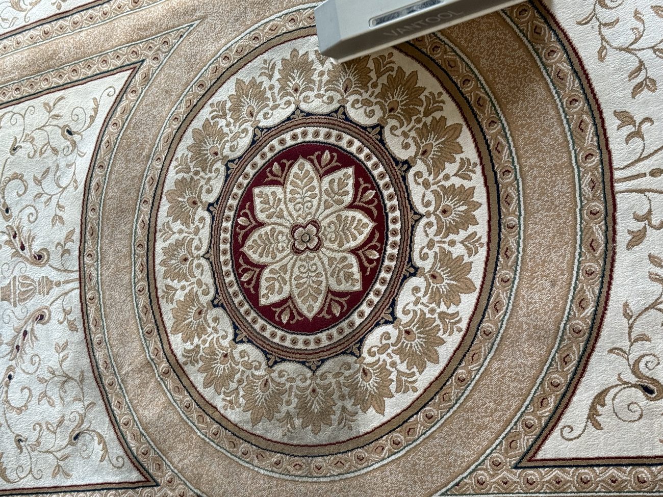Fine area rug — detailed care